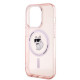 Karl Lagerfeld KLHMP14XHFCCNOP iPhone 14 Pro Max 6.7" pink hardcase IML Choupette MagSafe