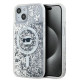 Karl Lagerfeld KLHMP15MLGCHSGH iPhone 15 Plus / 14 Plus 6.7" hardcase transparent Liquid Glitter Choupette Head Magsafe