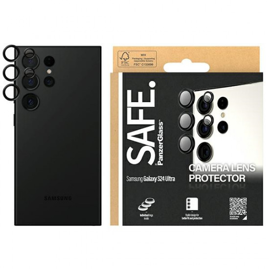SAFE by PanzerGlass Samsung Galaxy S24 Ultra S928 Hoops Camera black SAFE95671