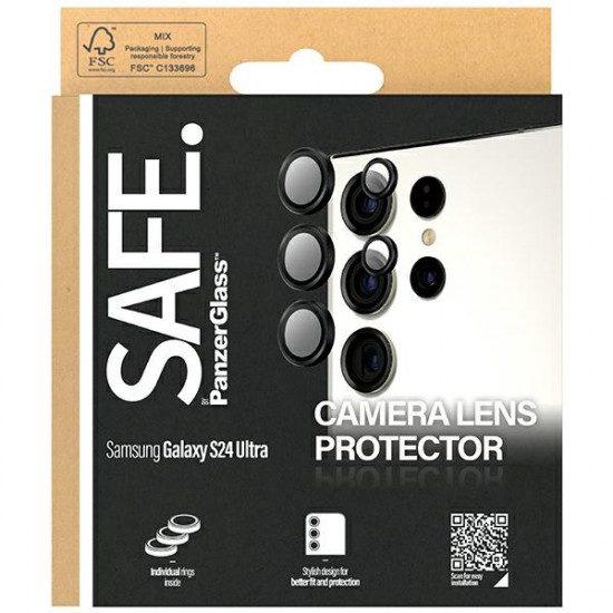 SAFE by PanzerGlass Samsung Galaxy S24 Ultra S928 Hoops Camera black SAFE95671