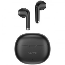 USAMS Headphones Bluetooth 5.3 TWS Rhymbo Series black BHUYO01 (US-YO17)