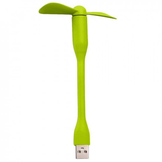 Techsuit  Mini USB Fan (TUF1)  Portable, Flexible, Bendable, 5V  Green