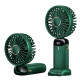 Techsuit  Handheld Fan (N15)  Foldable Design, Digital Display, Ultra Silent, 1800mAh  Green