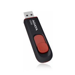 Adata  Memory Stick C008 (AC008 16G RKD)  USB 2.0 FlashDrive, 16GB  Black