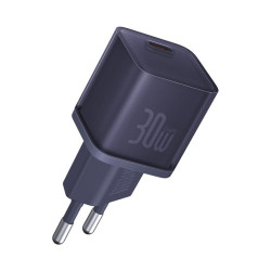 Baseus  Wall Charger Gallium Nitride (P10162504523 00)  GaN5S, Type C, Fast Charge, 30W  Purple