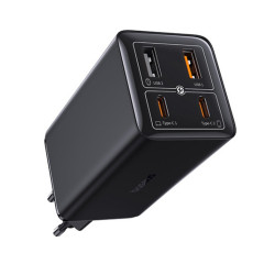 Baseus Wall Charger GaN6 Pro (P10162705112 00) 2x USB, 2x Type C, 100W, with Cable Type C, 100W, 20V, 5A, 1m Black Baseus Wall Charger GaN6 Pro (P10162705112 00) 2x USB, 2x Type C, 100W, with Cable Type C, 100W, 20V, 5A, 1m Black