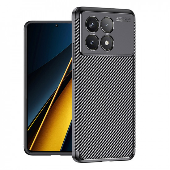 Techsuit  CarbonFiber  Xiaomi Poco F6 Pro  Black