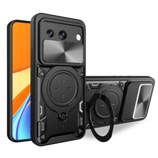 Techsuit  CamGuard Pro  Google Pixel 8a  Black