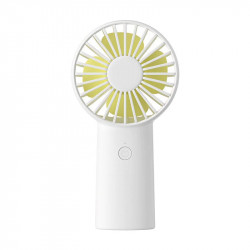 JisuLife  Premium Portable Mini Fan Life6 (FA20X)  USB C Rechargeable, 3 Wind Speeds, 4000mAh  White