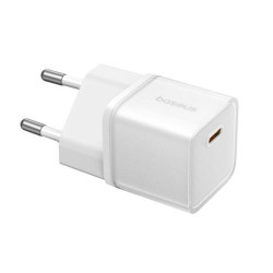 Baseus  Wall Charger (P10162503213 00)  GaN5S, Type C, 20W  White