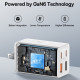 Baseus  [US Plug] Wall Charger GaN6 Pro (P10162702213 00)  2x USB, 2x Type C, 65W, Cable Type C, 100W, 20V, 5A, 1m  White