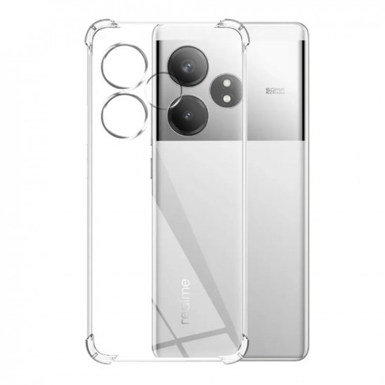 Techsuit  Shockproof Clear Silicone  Realme GT 6 / GT 6T  Clear