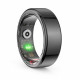 Techsuit  Smart Ring (R02)  Unisex, Monitor Heart Rate, HRV, Oxygen Saturation, Sleep, Fitness, Size 20.6mm  Black