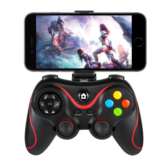 Techsuit  Wireless Controller (V8)  Bluetooth V4.0, 2.4G, 400mAh  Blue