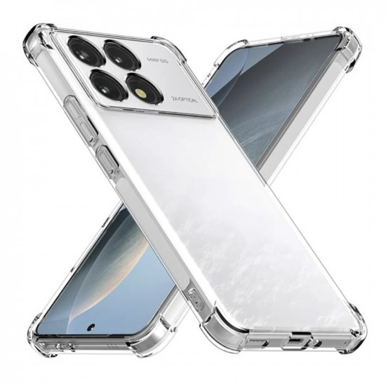 Techsuit Shockproof Clear Silicone Xiaomi Poco F6 Pro Clear Techsuit Shockproof Clear Silicone Xiaomi Poco F6 Pro Clear