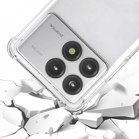 Techsuit Shockproof Clear Silicone Xiaomi Poco F6 Pro Clear Techsuit Shockproof Clear Silicone Xiaomi Poco F6 Pro Clear