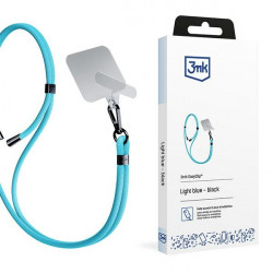 3MK EasyClip Light Blue (black) Phone lanyard
