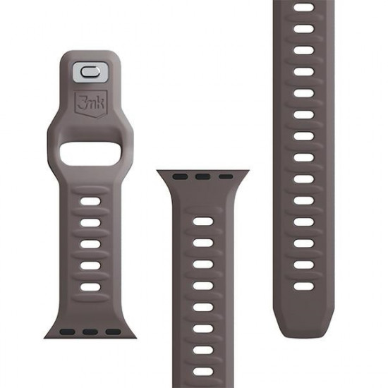 3MK Silicone Watch Strap taupe for Apple Watch 42/44/45/49mm