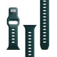 3MK Silicone Watch Strap evergreen for Apple Watch 38/40/41mm