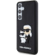 Karl Lagerfeld KLHCS24M3DRKCNK S24+ S926 black hardcase 3D Rubber Karl&Choupette