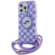 Karl Lagerfeld KLHMP15LHCKCKLCU iPhone 15 Pro 6.1" fioletowy/purple hardcase IML Crossbody Monogram Karl & Choupette Head MagSafe