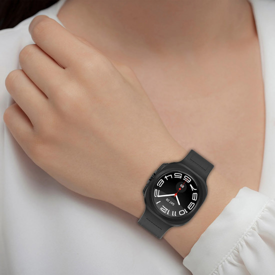 Techsuit Watchband (W056) Samsung Galaxy Watch UltraΒ 47mm Black Techsuit Watchband (W056) Samsung Galaxy Watch UltraΒ 47mm Black