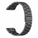 Techsuit  Watchband QuickFit 20mm (W010)  Instinct 2S/2S Solar/Approach S70 42mm/Forerunner 220/230/235/630/735  Black