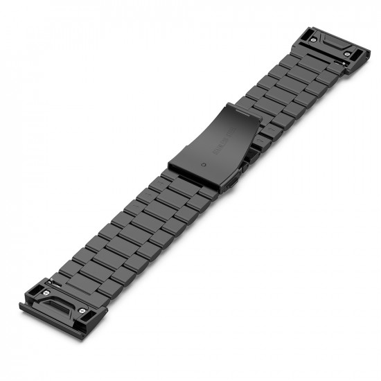 Techsuit  Watchband QuickFit 20mm (W010)  Instinct 2S/2S Solar/Approach S70 42mm/Forerunner 220/230/235/630/735  Black