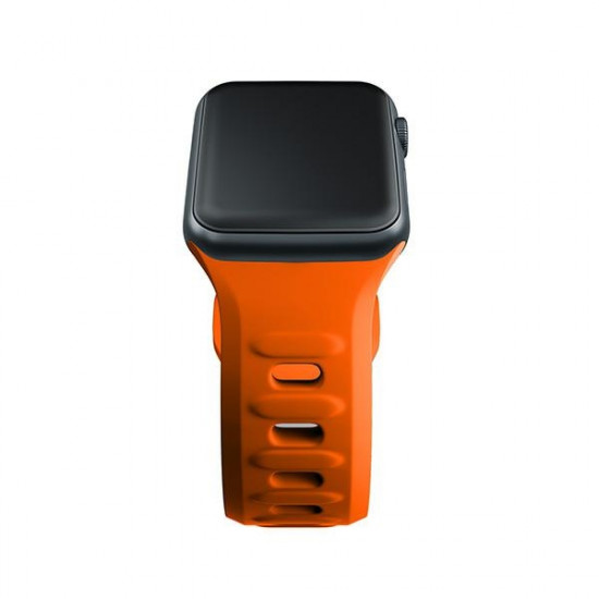 3MK Silicone Watch Strap orange for Apple Watch 42/44/45/49mm