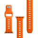 3MK Silicone Watch Strap orange for Apple Watch 42/44/45/49mm