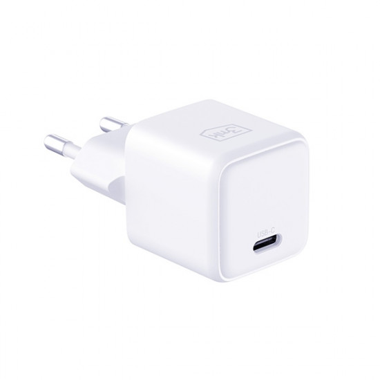 3MK Hyper Charger PD GaN 25W white + 1x USB-C Cable