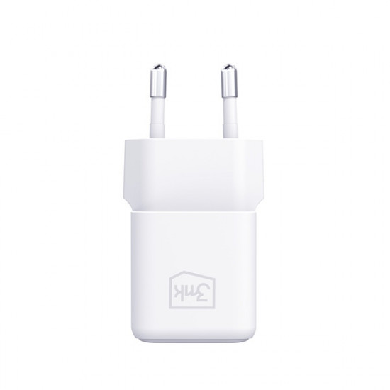 3MK Hyper Charger PD GaN 25W white + 1x USB-C Cable