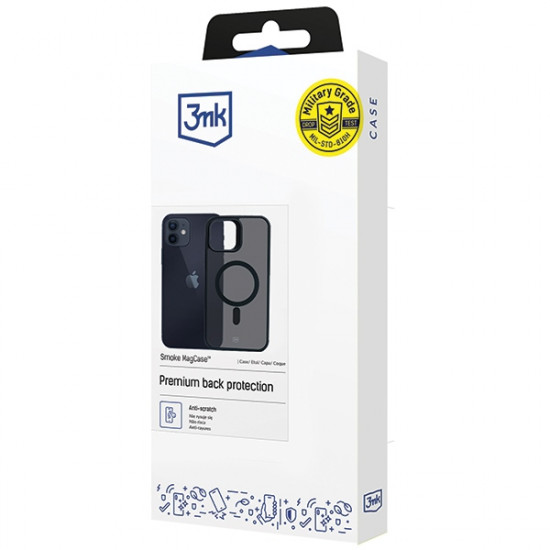 3MK Smoke MagCase iPhone 12/12 Pro 6.1"