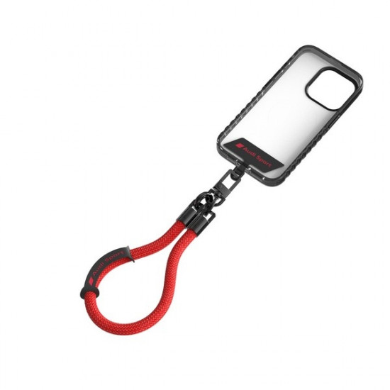 Audi universal phone strap 28cm 8mm red AUS-HSL10-RSQ/D1-RD