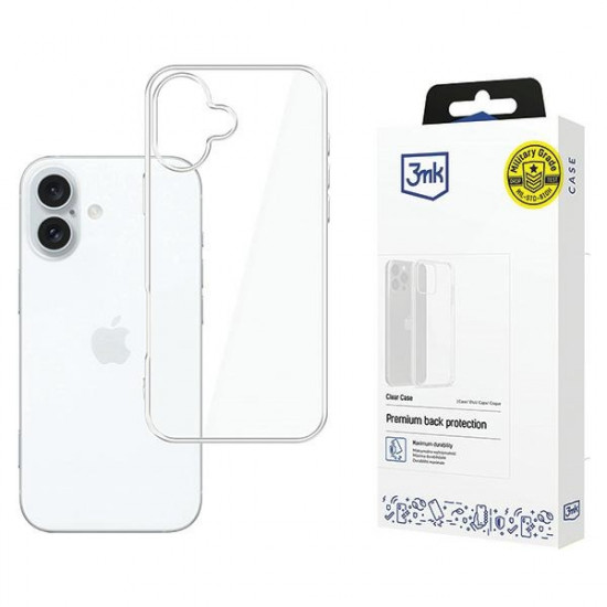 3MK Clear Case iPhone 16 6.1"