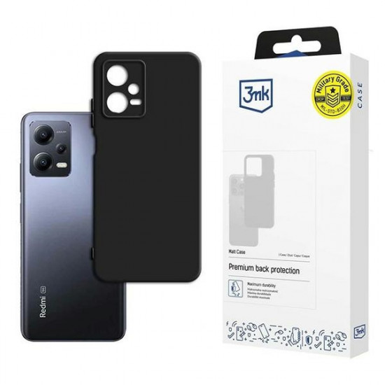 3MK Matt Case Redmi Note 12 Pro+ black