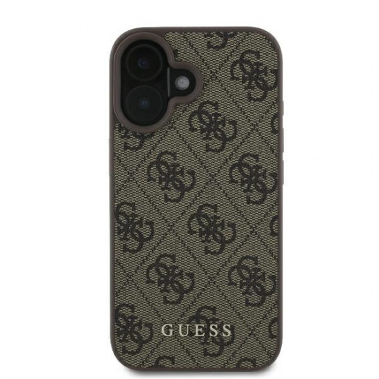 Guess GUHCP16MG4GFBR iPhone 16 Plus 6.7" brown hardcase 4G Classic