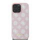 Guess GUHMP16LPGPYSP iPhone 16 Pro 6.3" pink hardcase Peony Script Logo MagSafe