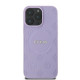 Guess GUHMP16LPSAPSMEU iPhone 16 Pro 6.3" purple hardcase Saffiano Peony Classic Logo MagSafe