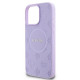 Guess GUHMP16LPSAPSMEU iPhone 16 Pro 6.3" purple hardcase Saffiano Peony Classic Logo MagSafe