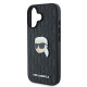 Karl Lagerfeld KLHCP16SPGKLKIPK iPhone 16 6.1" black hardcase Monogram Karl Head Pin