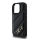 Karl Lagerfeld KLHCP16XPQDSMGK iPhone 16 Pro Max 6.9" black hardcase Quilted Signature