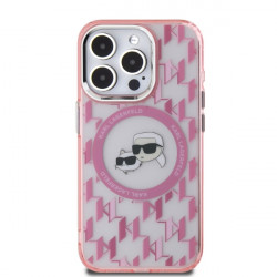 Karl Lagerfeld KLHMP15XHMCKMHP iPhone 15 Pro Max 6.7" pink IML Monogram Karl&Choupette Head MagSafe Karl Lagerfeld KLHMP15XHMCKMHP iPhone 15 Pro Max 6.7" pink IML Monogram Karl&Choupette Head MagSafe