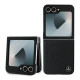 Mercedes MEHMZF623RBGVK Z Flip6 F741 black Leather Wood Imitation MagSafe Mercedes MEHMZF623RBGVK Z Flip6 F741 black Leather Wood Imitation MagSafe