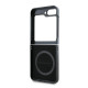 Mercedes MEHMZF623RBGVK Z Flip6 F741 black Leather Wood Imitation MagSafe Mercedes MEHMZF623RBGVK Z Flip6 F741 black Leather Wood Imitation MagSafe