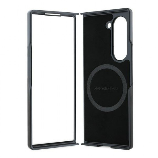 Mercedes MEHMZFD623RBGVK Z Fold6 F956 black Leather Wood Imitation MagSafe Mercedes MEHMZFD623RBGVK Z Fold6 F956 black Leather Wood Imitation MagSafe