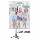 Techsuit  Selfie Stick (L12D)  Stable Tripod with Bluetooth Remote Control, 2x Detachable LED Light, 108cm  Black