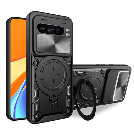 Techsuit  CamGuard Pro  Google Pixel 9 / 9 Pro  Black