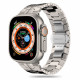 Techsuit  Watchband (W063)  Apple Watch 1/2/3/4/5/6/7/8/9/SE/SE 2/Ultra/Ultra 2 (42/44/45/49mm)  Titanium