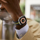 Techsuit  Watchband (W063)  Apple Watch 1/2/3/4/5/6/7/8/9/SE/SE 2/Ultra/Ultra 2 (42/44/45/49mm)  Titanium
